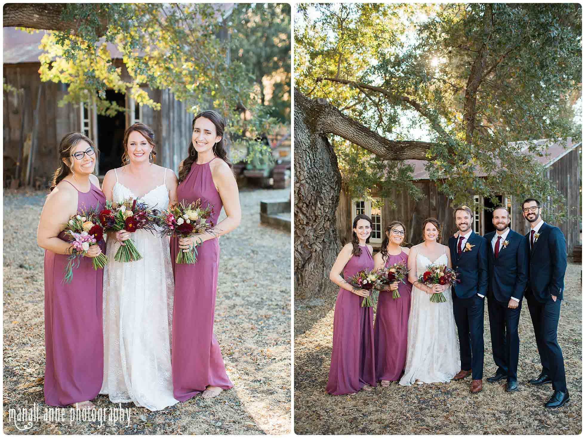Reinstein Ranch Livermore Wedding, Bay Area Wedding Photos, East Bay Wedding Locations, Bridal Party Photos
