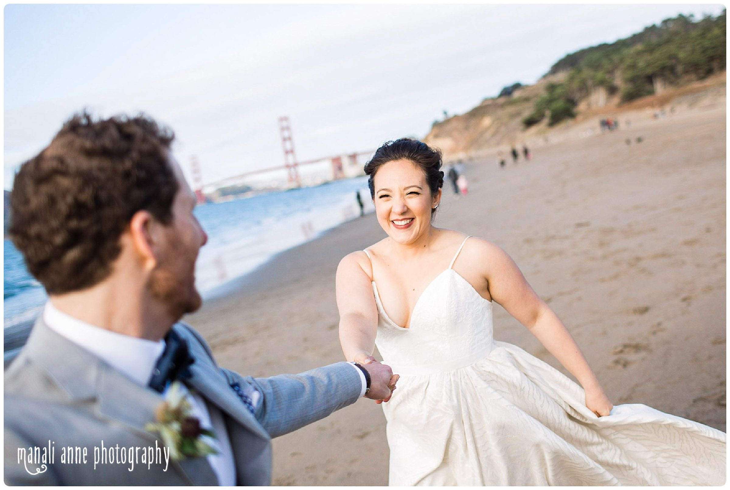 baker beach wedding photos, baker beach wedding photographer, baker beach elopement photographer