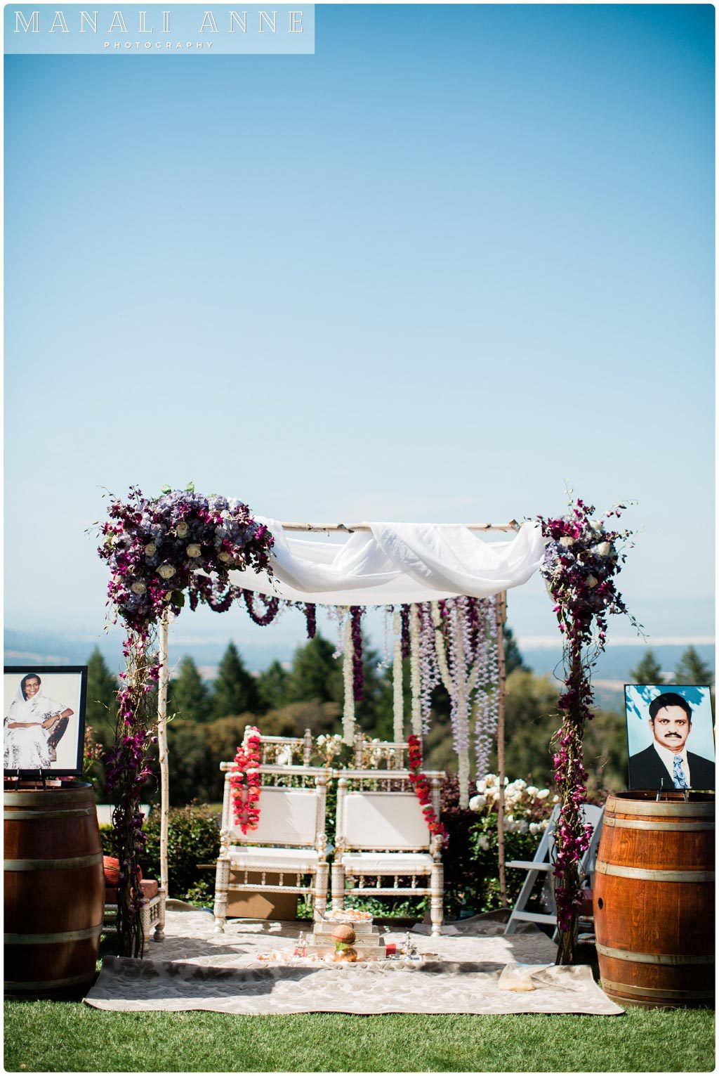 Thomas Fogarty Winery Wedding, Woodside, CA, Indian Hindu Wedding Ceremony