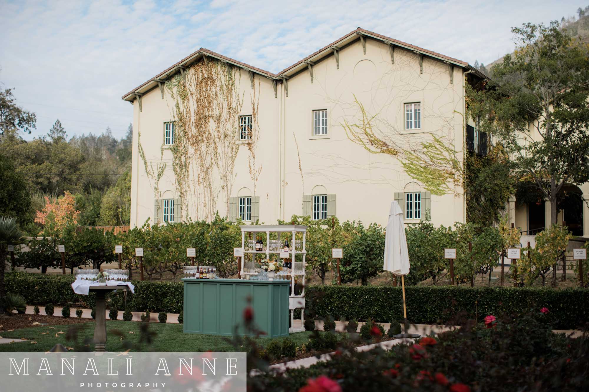 Wedding Receptions at Chateau St. Jean Winery, Kenwood, CA