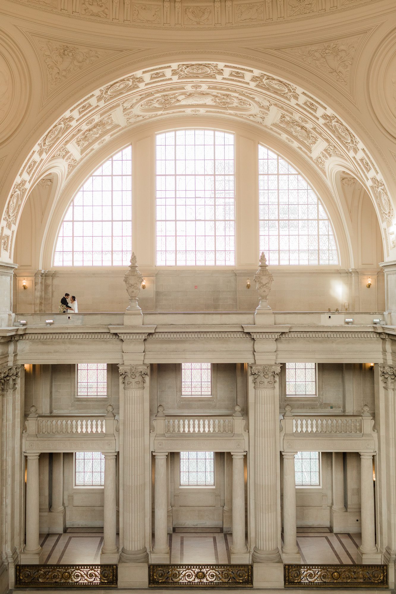 Bride And Groom in San Francisco City Hall