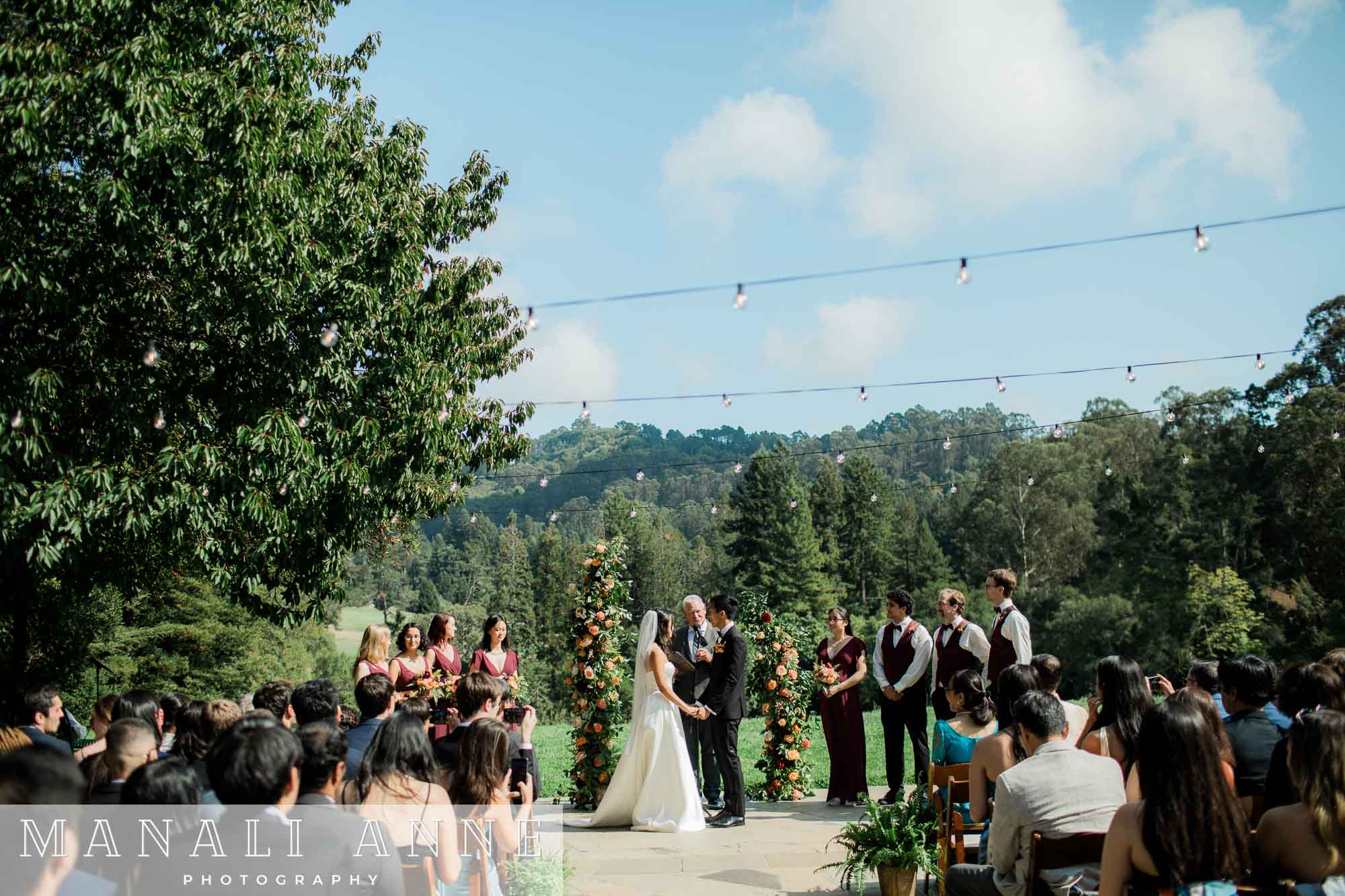 Wedding Ceremony at Brazilian Room, Tilden, Berkeley